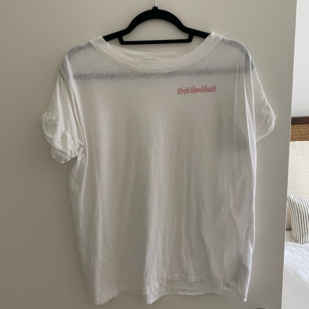 Allsaints “Allgood” White Tee